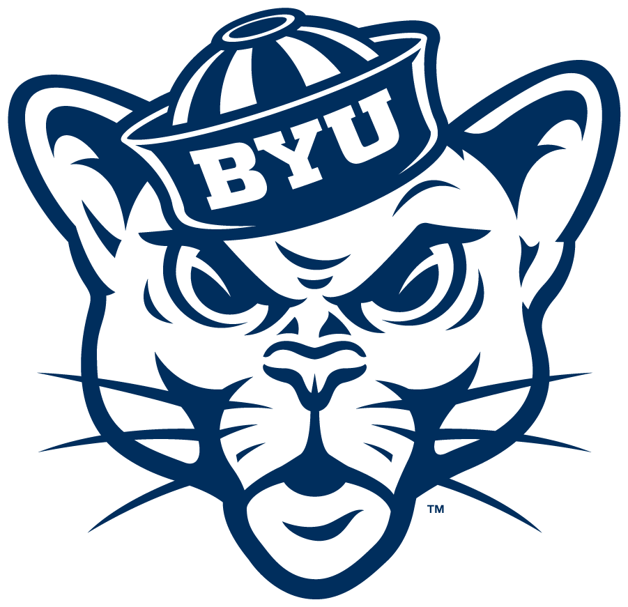 Brigham Young Cougars 2014-Pres Secondary Logo v2 iron on transfers for T-shirts
